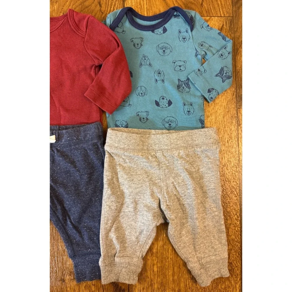 Baby Boy 3 Months Outfits Jeans Pants Long‎ Sleeved Bpdysuits Shirts Clothes Lot